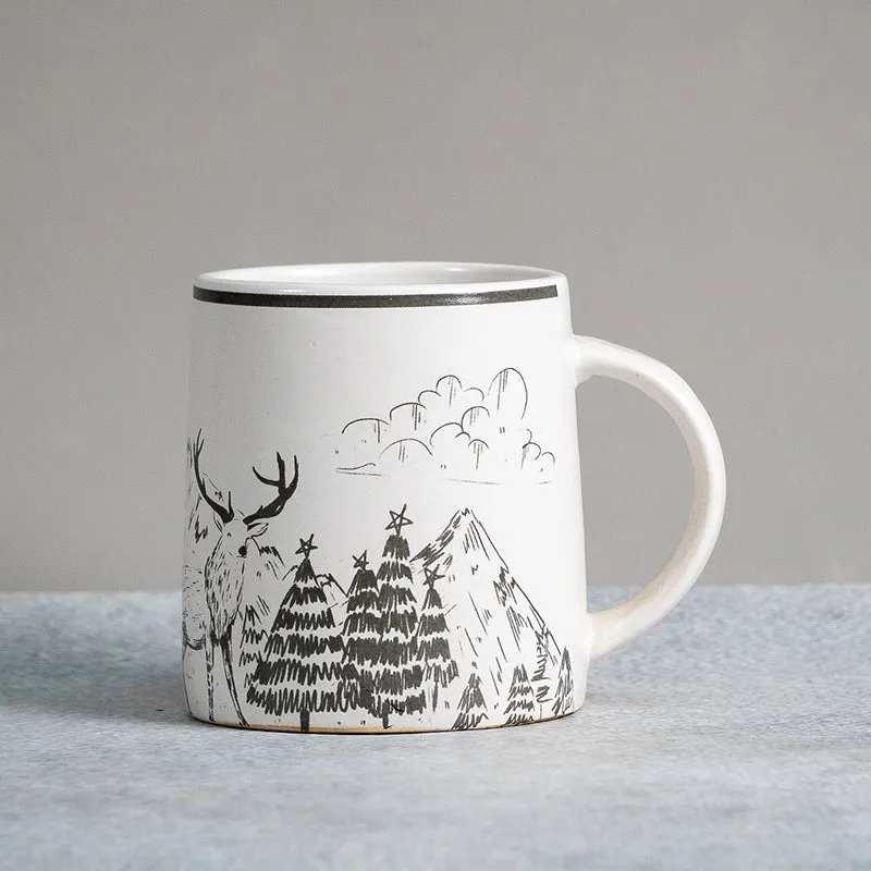 Moose Ceramic Coffee Mug (300 mL) media 1
