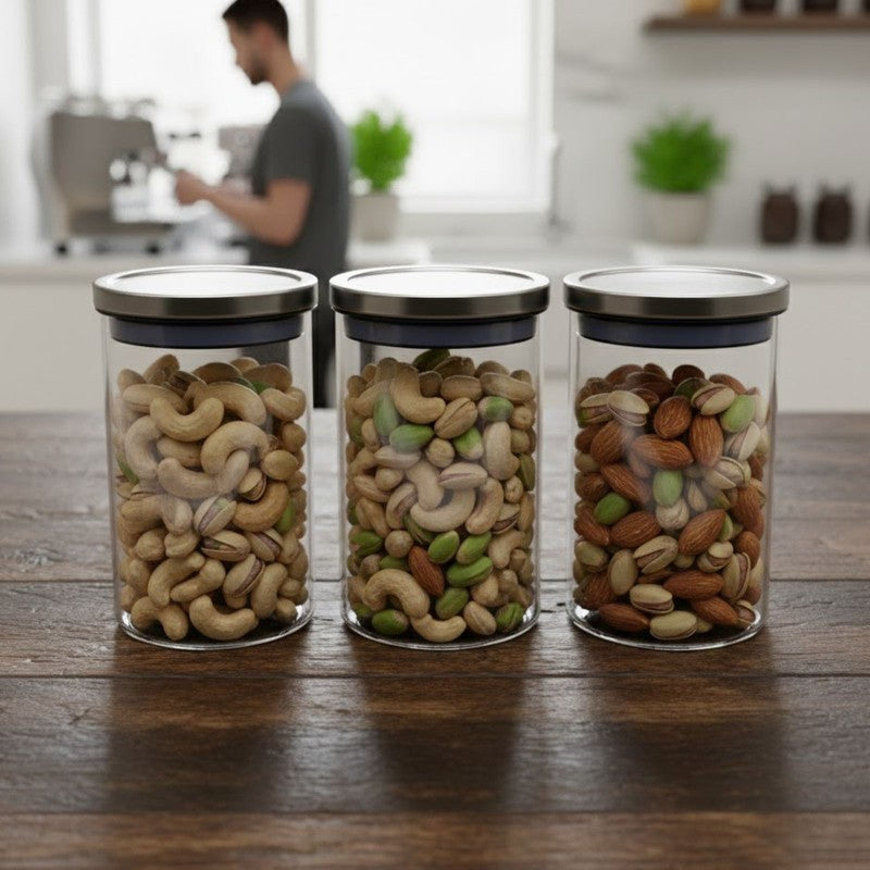 Earth Nest Kitchen Jar (270 mL Each) - Set Of Three media 4