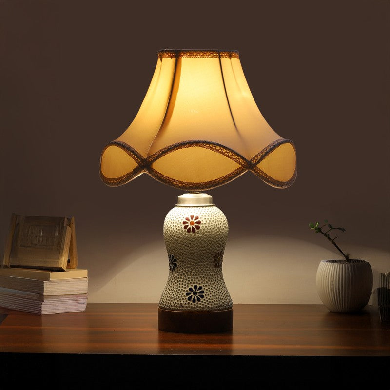 Espera Arc Wooden Table Lamp - Multicolor