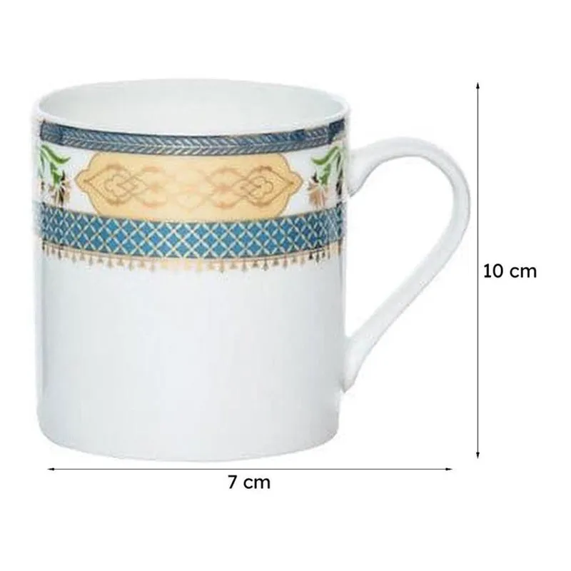 Sonaki Hamsa Bone China Tea Cup (220 mL Each) - Set of Six media 6