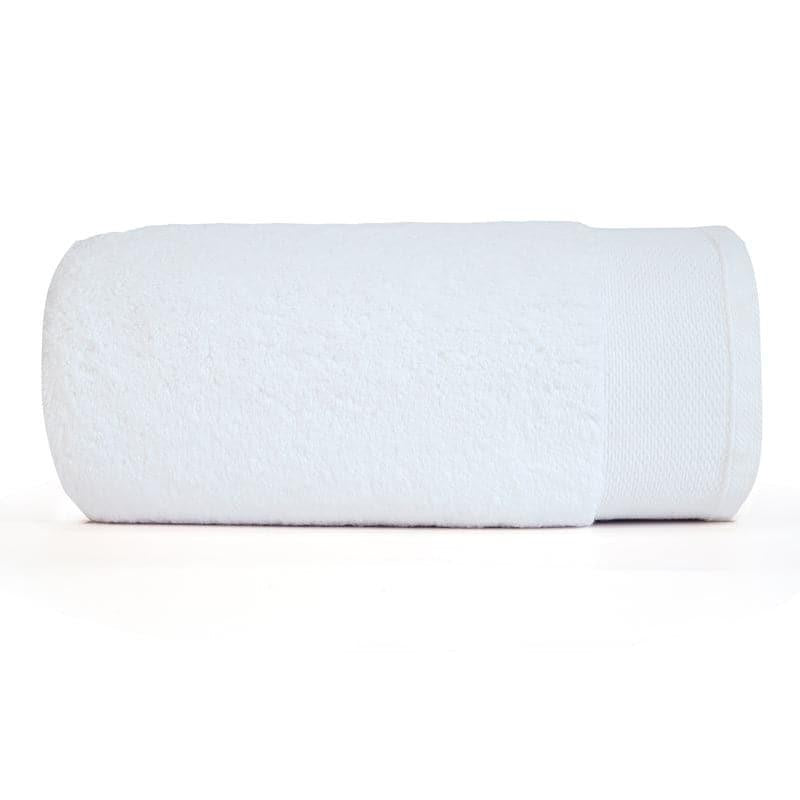 Micro Cotton Soft Serenity Solid Bath Towel - White image 5