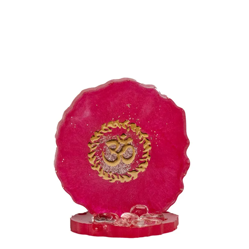 Om Agate Showpiece media 5