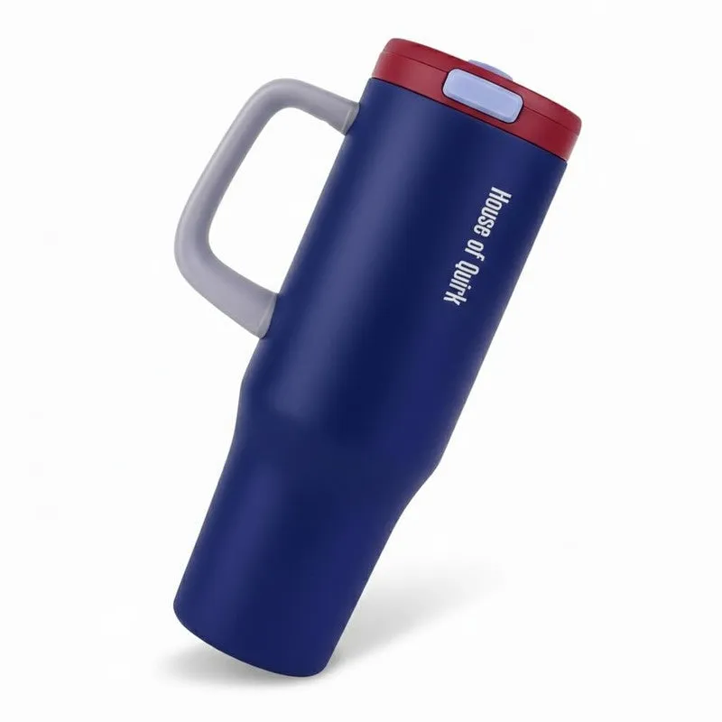 AuraGrip Stainless Steel Tumbler (1200 ML) - Blue media 5