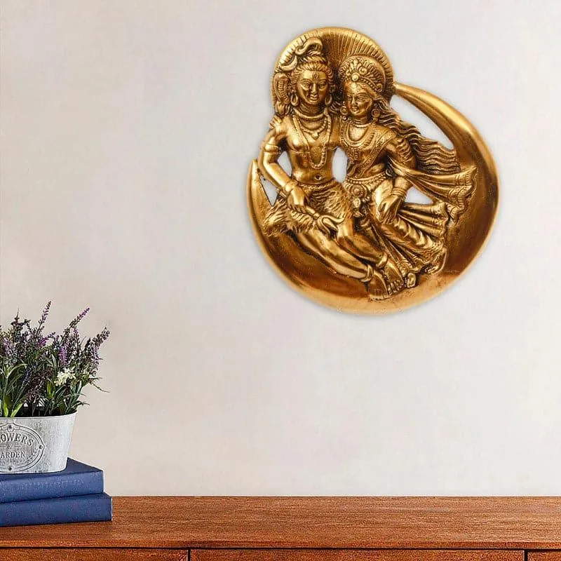 Siva Parvati Metal Wall Accent media 1