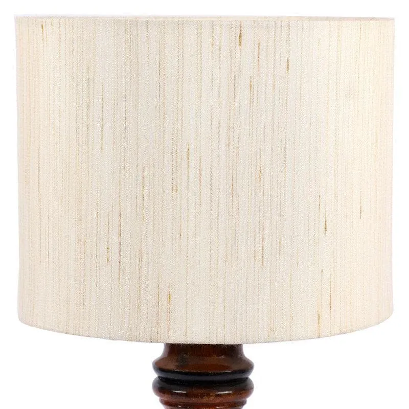Sorar Gilmore Fabric Table Lamp - White,Brown media 4