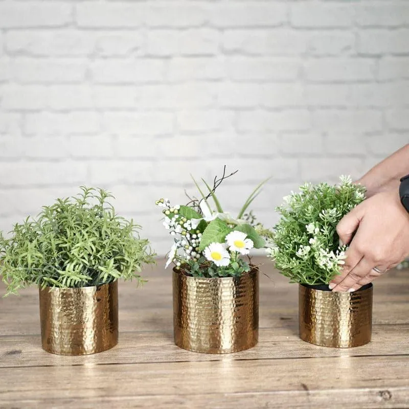 Eliza Metal Planter - Set Of Three media 6