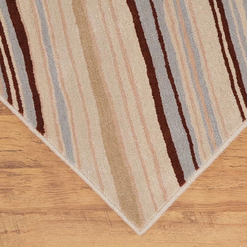 Bastet Hand Tufted Abstract Wool & Nylon Carpet - Beige media 7