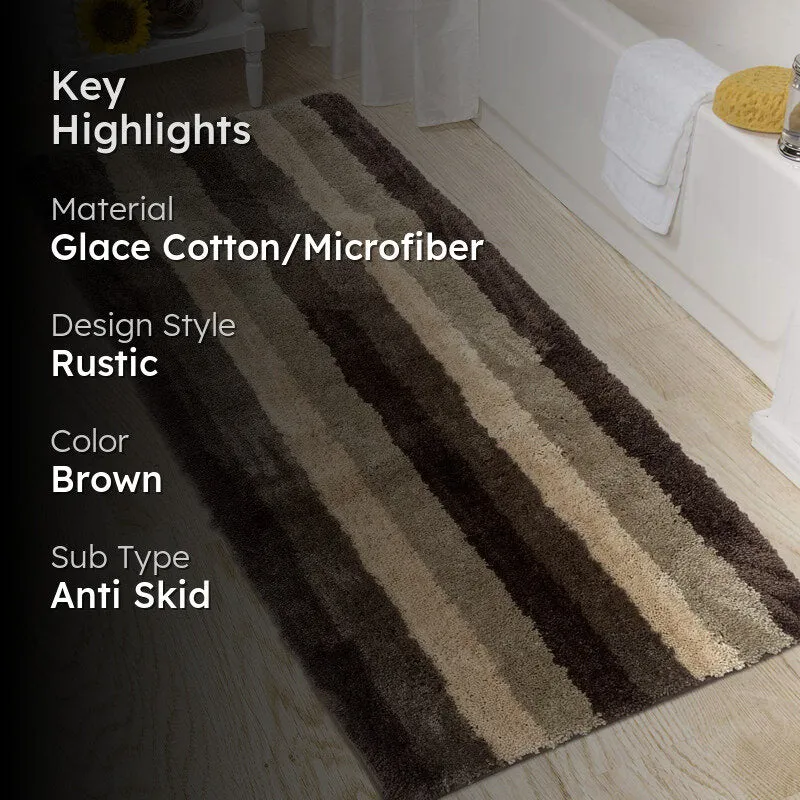 Jericho Luxe Micro Fiber Runner Rug - Amber media 2