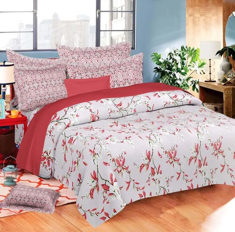 Spring Love Cotton Bedsheet - 120 TC media 3