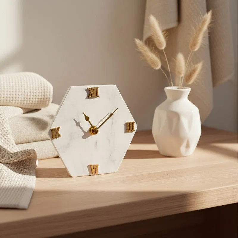 Momentis Hexagon Table Clock media 4