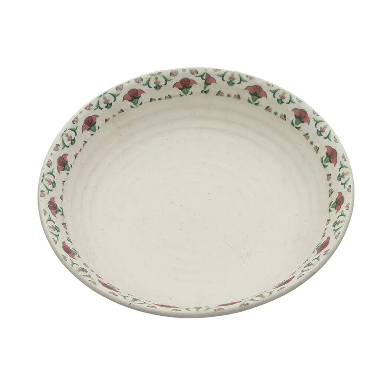Rosette Multicolor Stoneware Snack Bowls - 1400 ML media 4