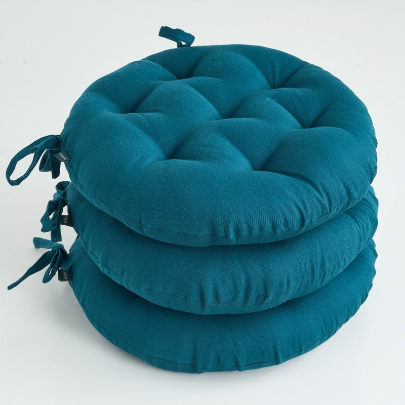 Paylon Chair Pad (Botanical Green) - Set Of Three