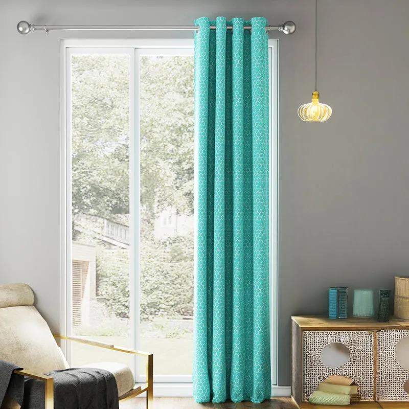 Wyatt Jacquard Blackout Curtain media 1