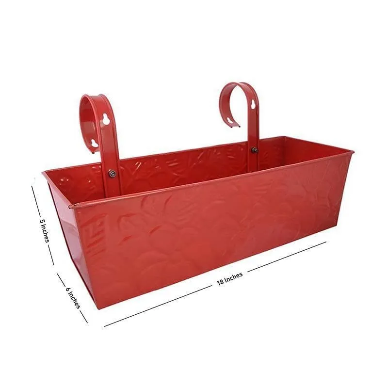 Yin & Yang Planter Set- Red/Yellow media 4