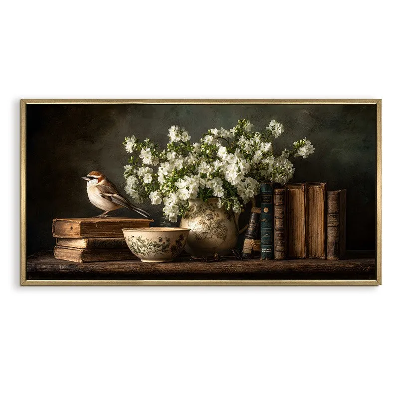 Subdued Canvas Wall Painting With Frame media 3