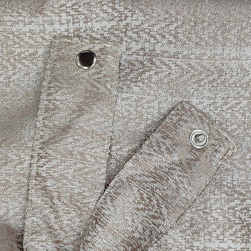 Fasho Jaquard Blackout Curtain (Taupe) - Set Of Two media 4