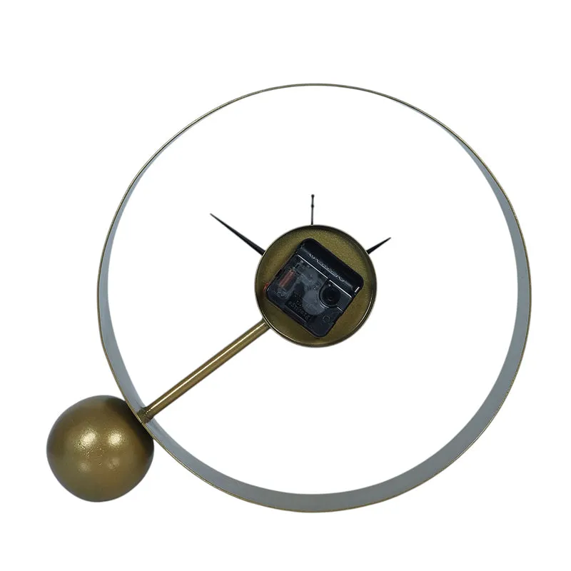 MonoTime Analog Table Clock - Gold media 7