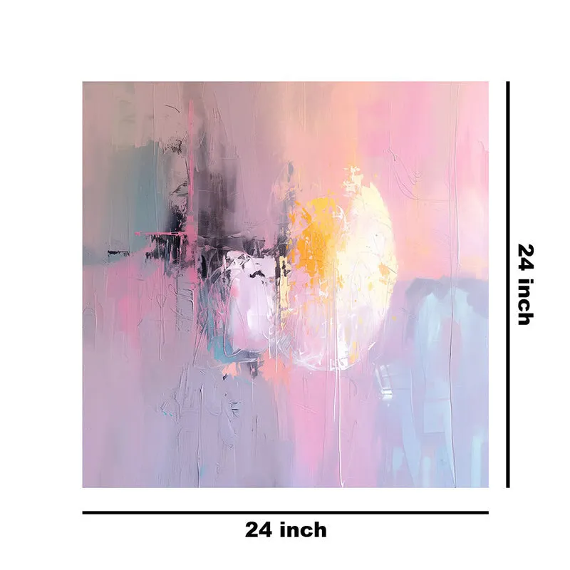 Soft-hued Abstract Wall Painting media 9