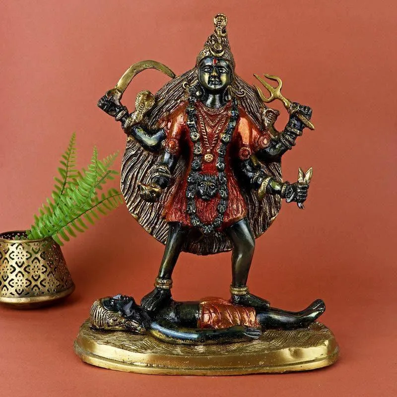 Colourful Kaali Maa Brass Idol media 1