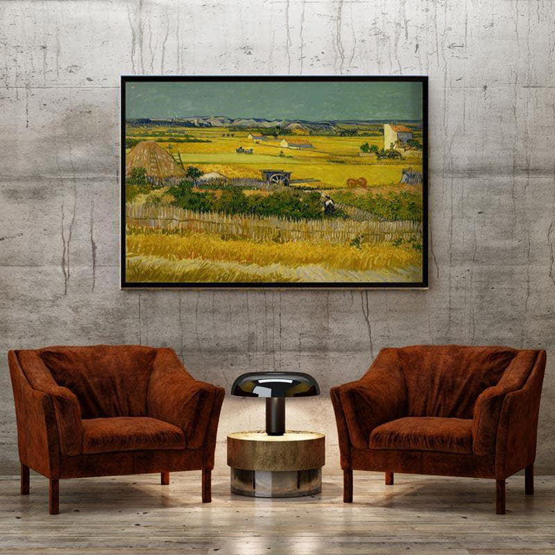 The Harvest By Vincent Van Gogh - Black Frame media 4