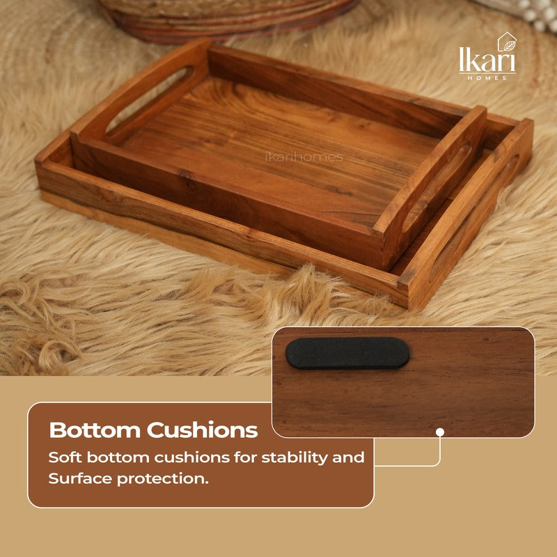 Festive Hosting Acacia Wood Serving Tray media 9