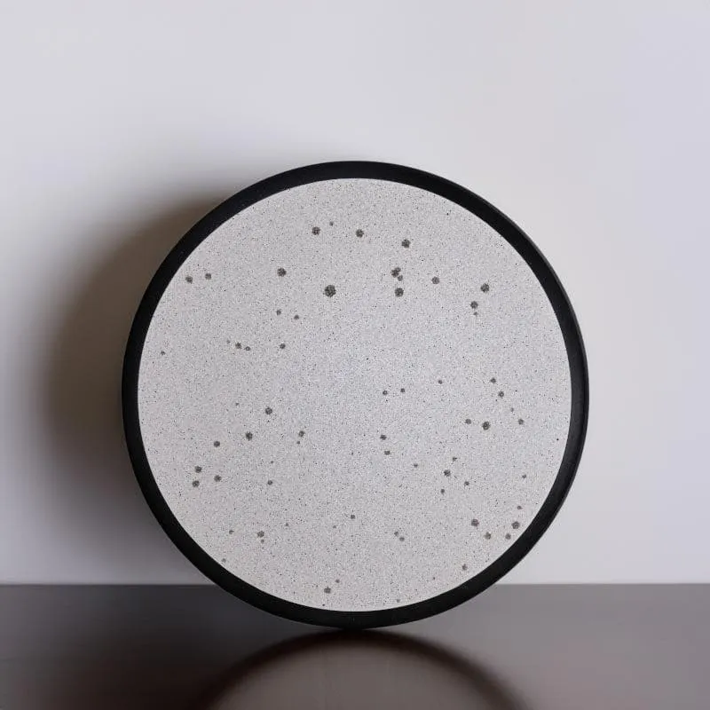 Raw Grey Porcelain Plate media 1