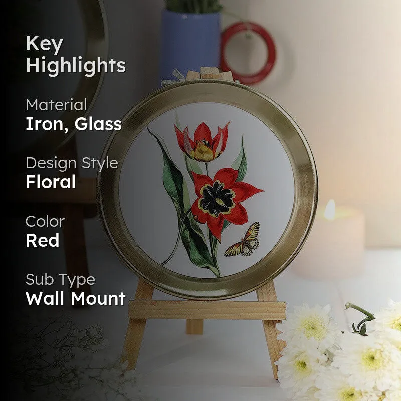 Crimson Glory Enamel Wall Plate media 2