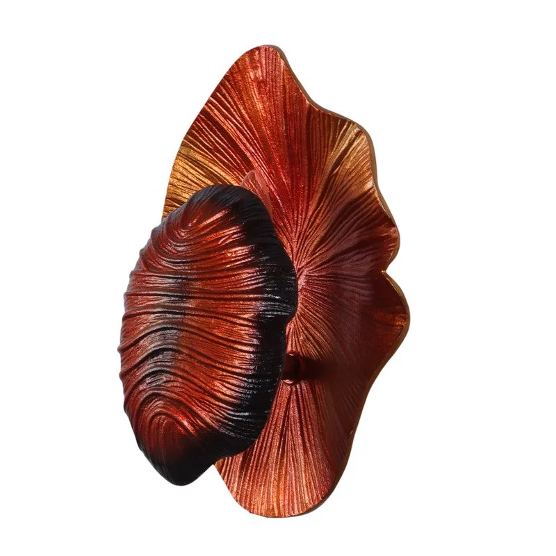 Amber Shell Iron Wall Lamp media 7