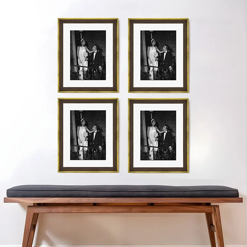 Treega Nuvo Photo Frame (Gold) - Set Of Four media 1