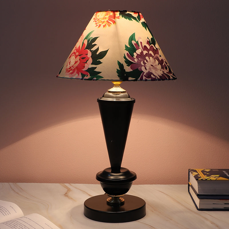 Miyabi Hydra Printed Iron Table Lamp - Multicolor