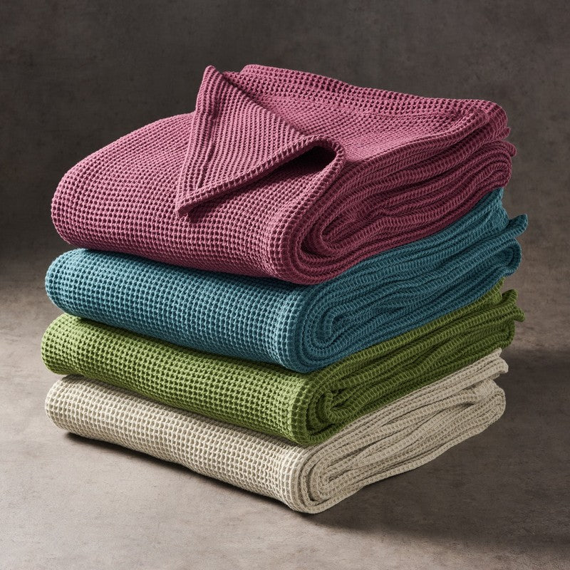 Soothara Cotton Blankets - Teal media 5