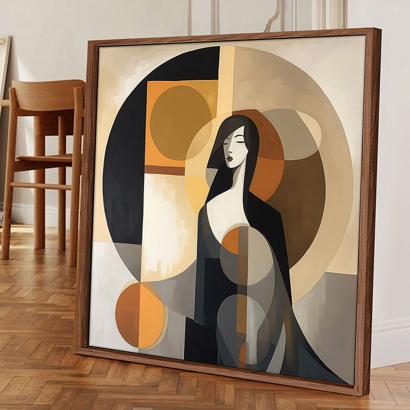 Abstraction Of Thought Wall Art With Frame media 2