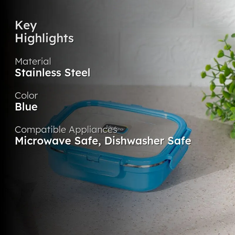 Vault Microwave Safe Lunch Box (Blue) - 575 mL media 2
