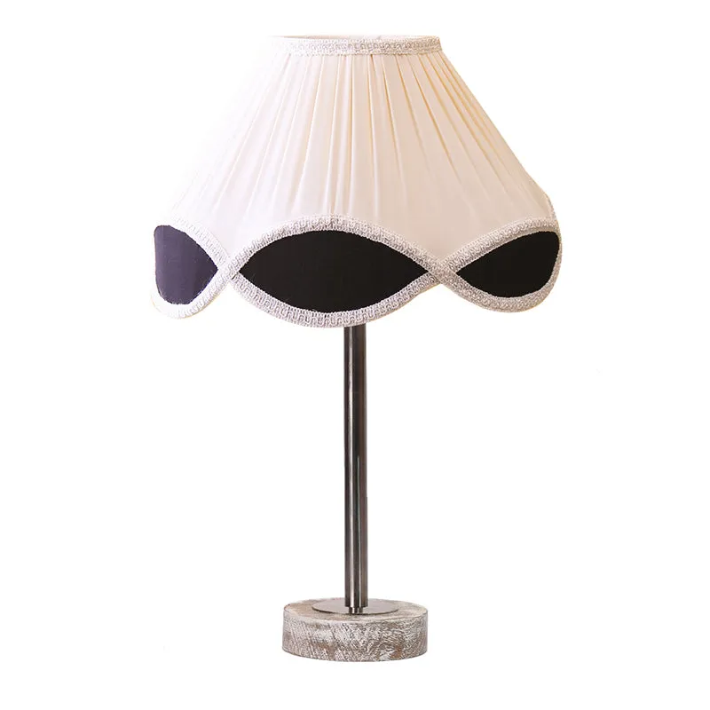 Valenica Rodin Wooden Table Lamp - White,Silver,White media 4