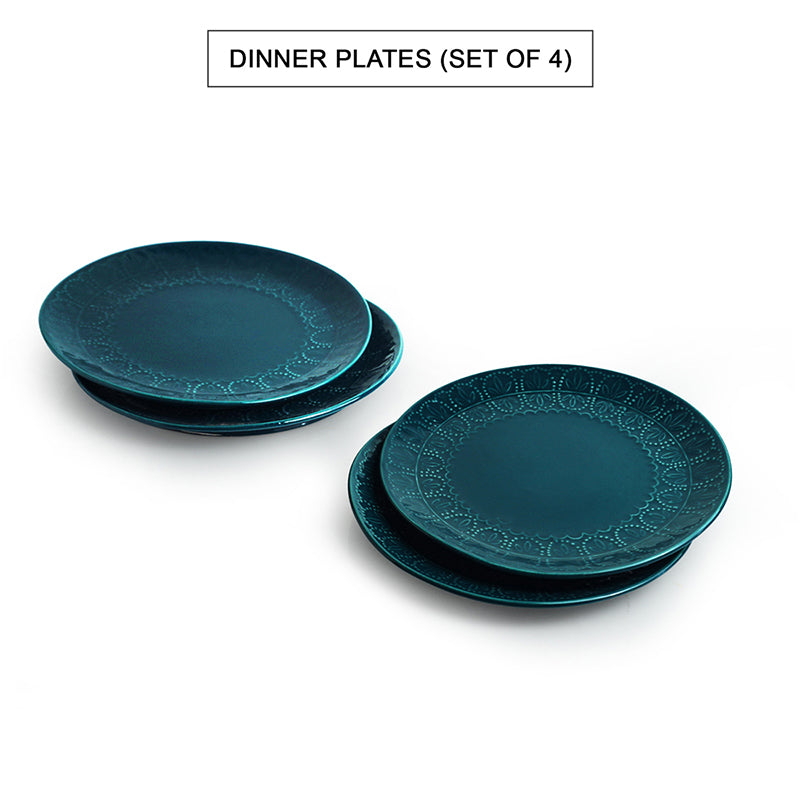 Forest Fern Ceramic Dinner Plate - Set Of Four media 3
