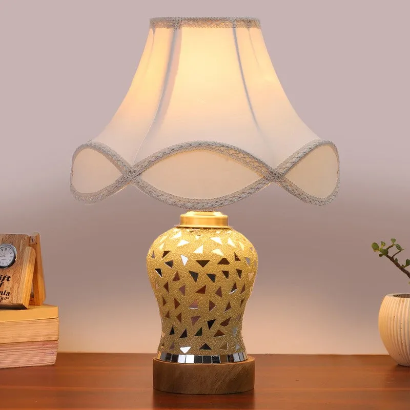 Liora Arc Wooden Table Lamp - Multicolor media 3