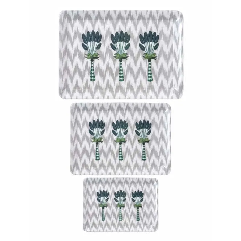 Coco Leaves Serving Tray - Set Of Three media 3
