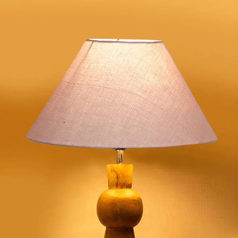 Angler Neo Wooden Table Lamp - Grey,Brown media 4