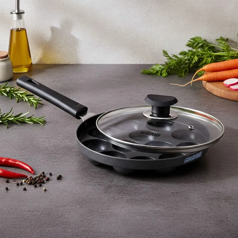 EasyFlip Non-Stick Paniyaram Pan With Lid media 1