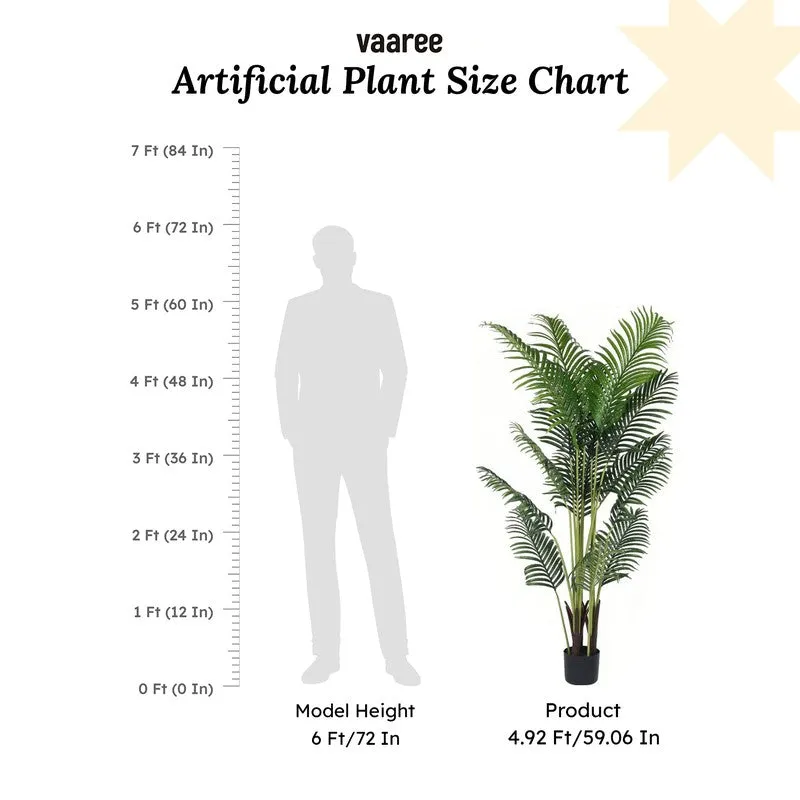 Botaniq Touch Artificial Plant With Black Fiber Pot - 3.9 Feet media 10