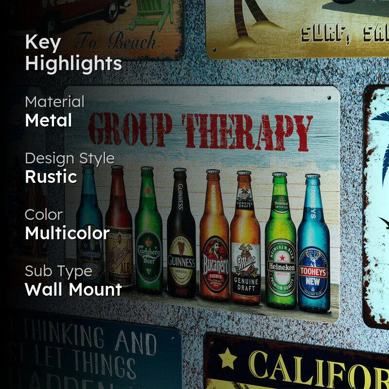 Group Therapy Metal Wall Accent media 2