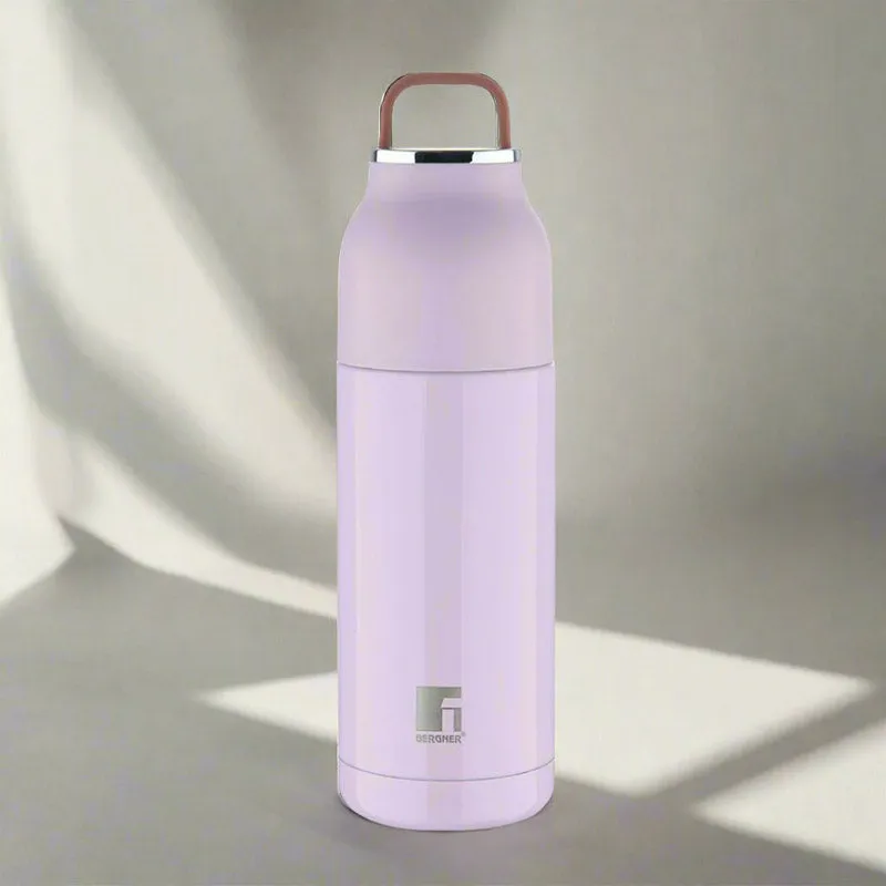 Bergner Walking Aquazest Thermosteel Hot And Cold Flask (Purple) - 350 mL media 1