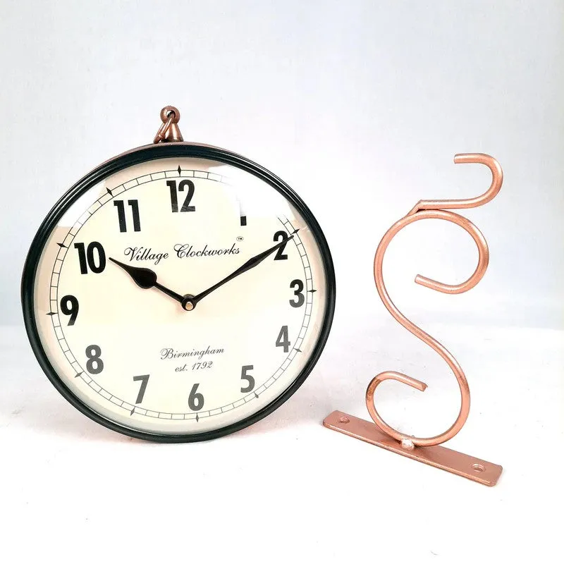 Victorian Grace Copper Wall Clock media 3