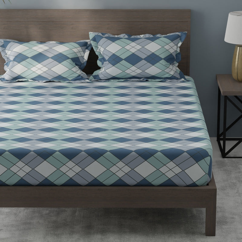 PlaidNest Comforters (Blue) - 120 GSM media 3