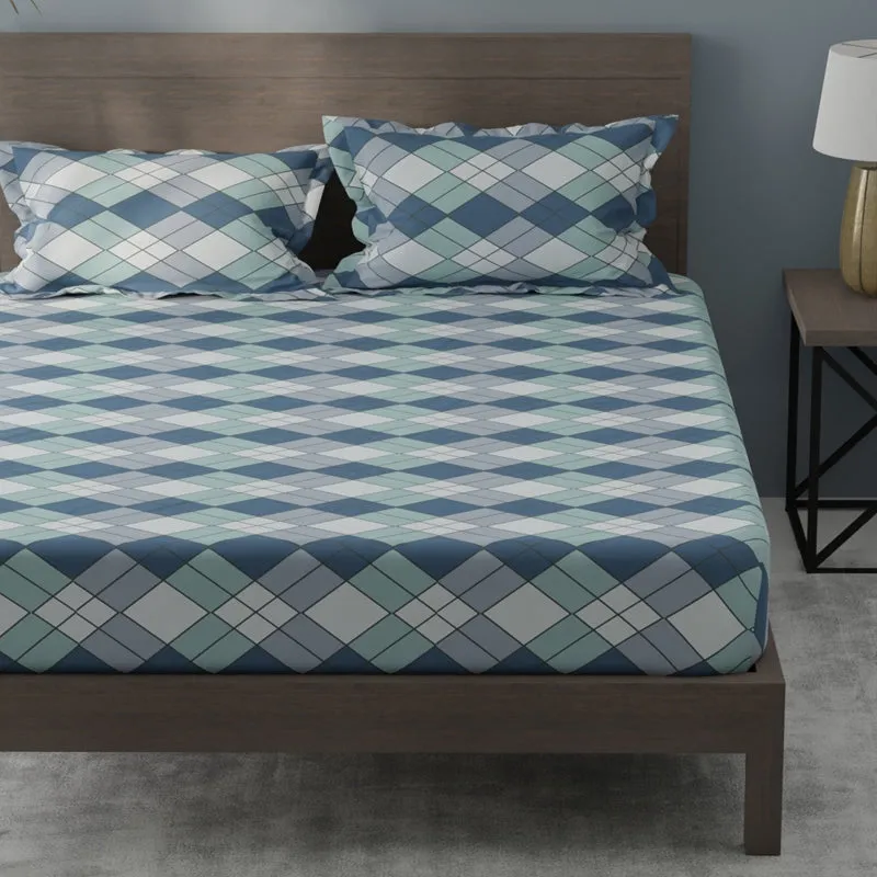 PlaidNest Comforters (Blue) - 120 GSM media 3
