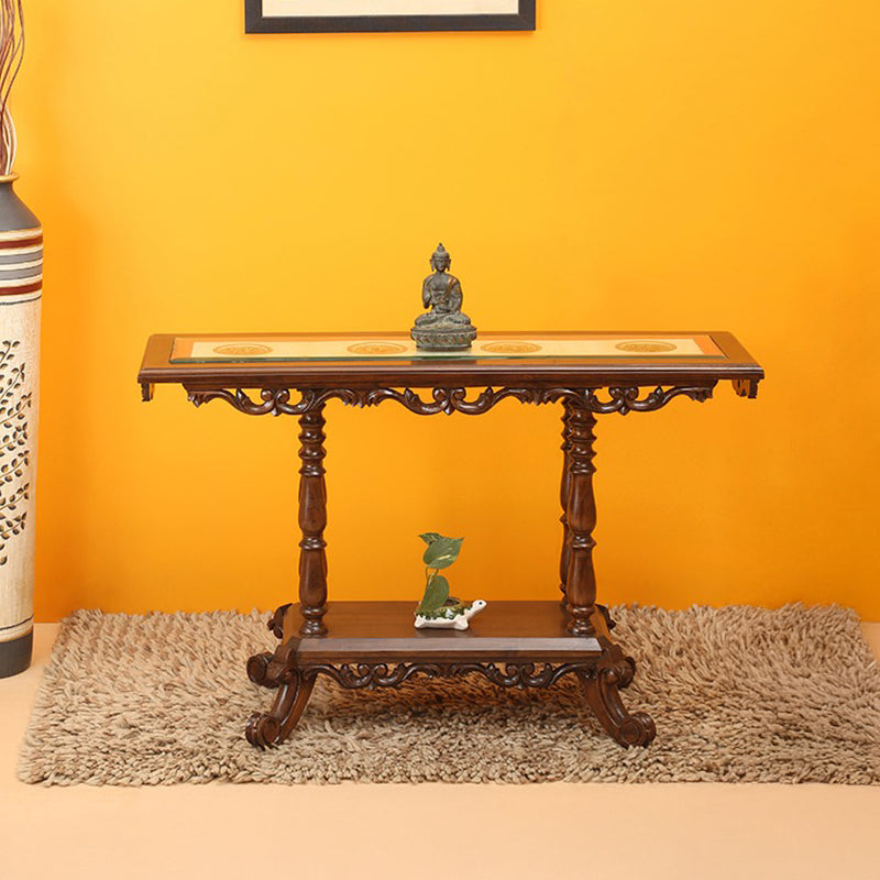 Kria Teak Wood Console Table