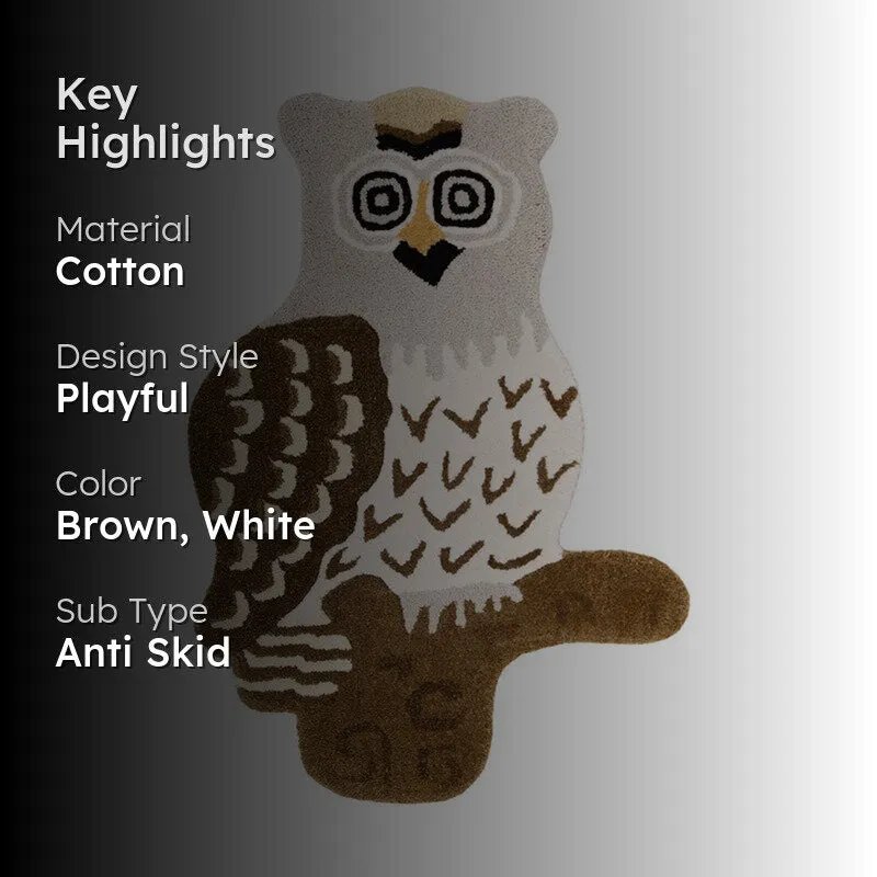 Owl Cotton Carpet media 2