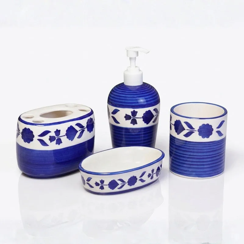 Bath Grace Ceramic Bathroom Set - Four Piece Set media 3