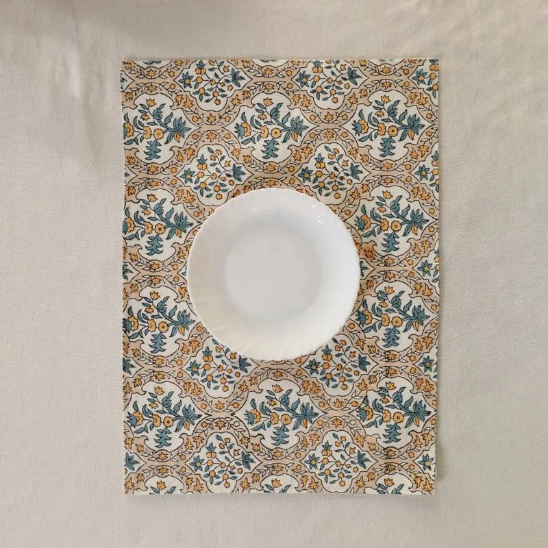 Floral Aura Canvas Table Mats - Set Of Two media 5