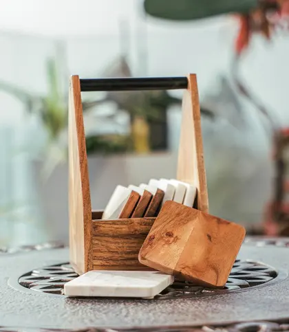 Marble · Wood · Metal